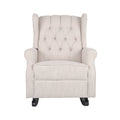 Sheila - Contemporary Fabric Tufted Wingback Rocking Chair