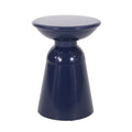 Outdoor Modern Metal End Large Table