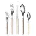 Khen Cream Cutlery Set of 20 –18/8 Stainless Steel Flatware