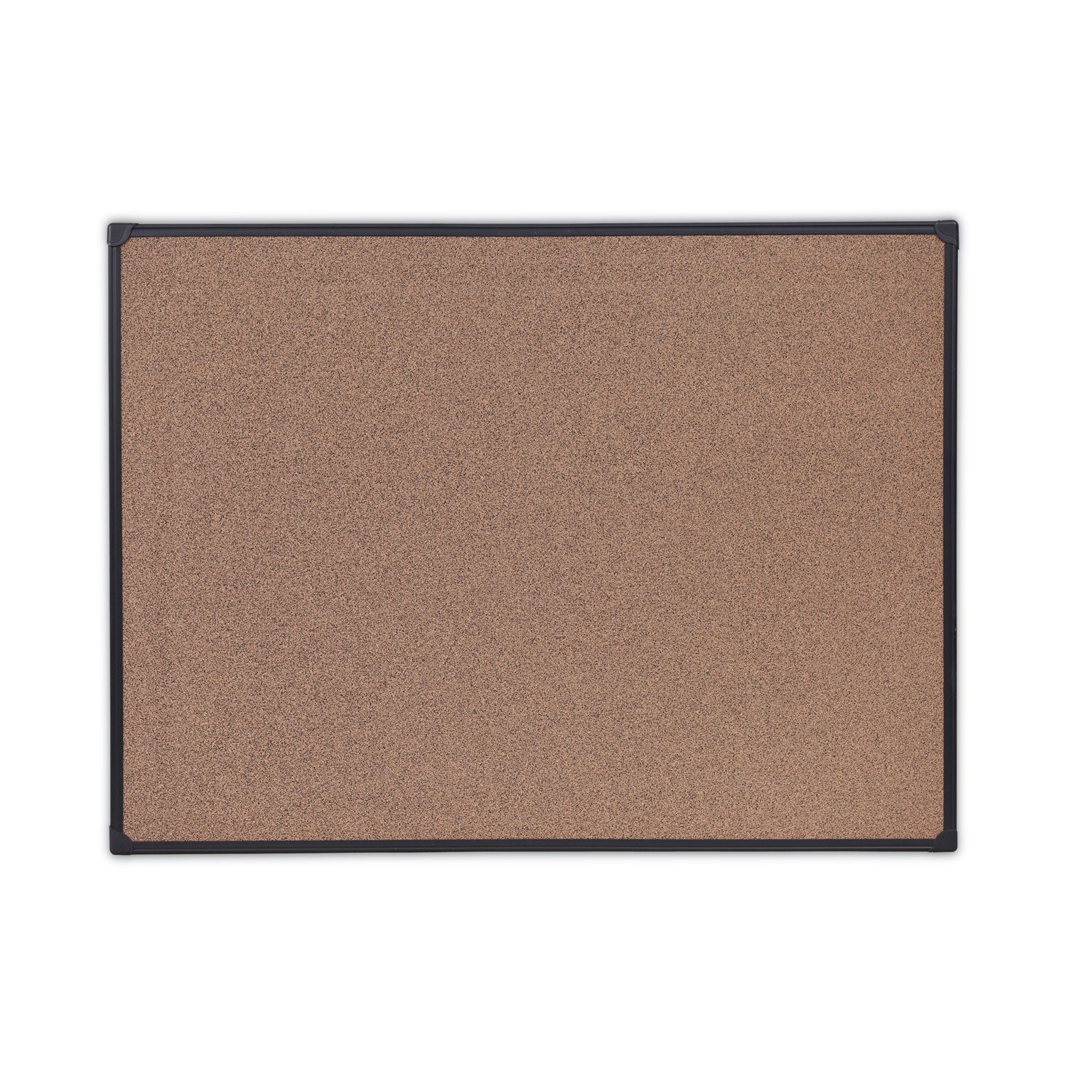 Universal Tech Cork Board, 48 x 36, Cork, Black Frame