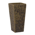 Crisco Square Bubble Yellow Tall Outdoor Planter