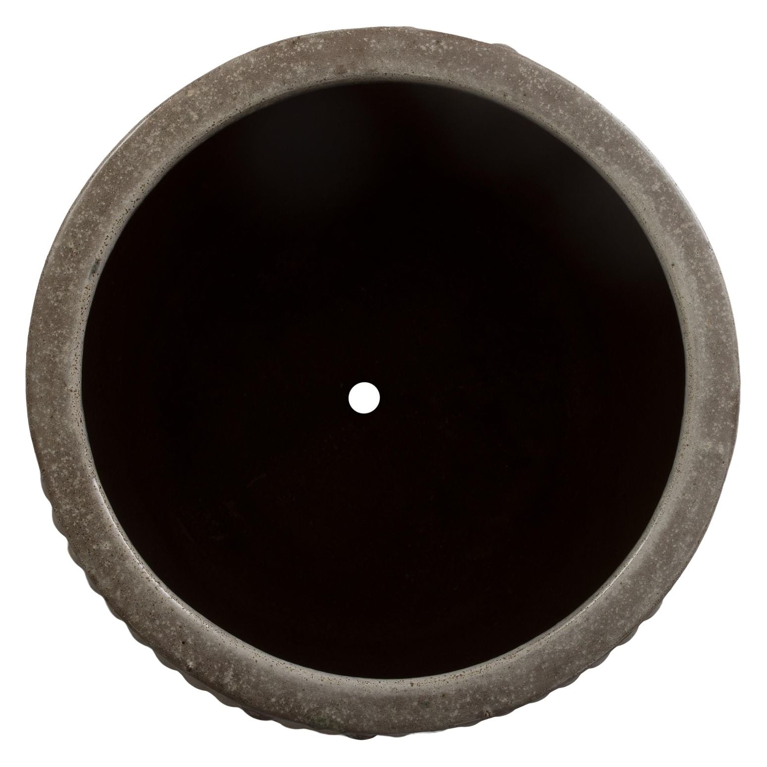 Dolly Tub Grey Ceramic Outdoor Planter
