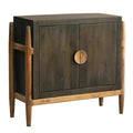 Elaran Wooden Dark Brown Accent Cabinet