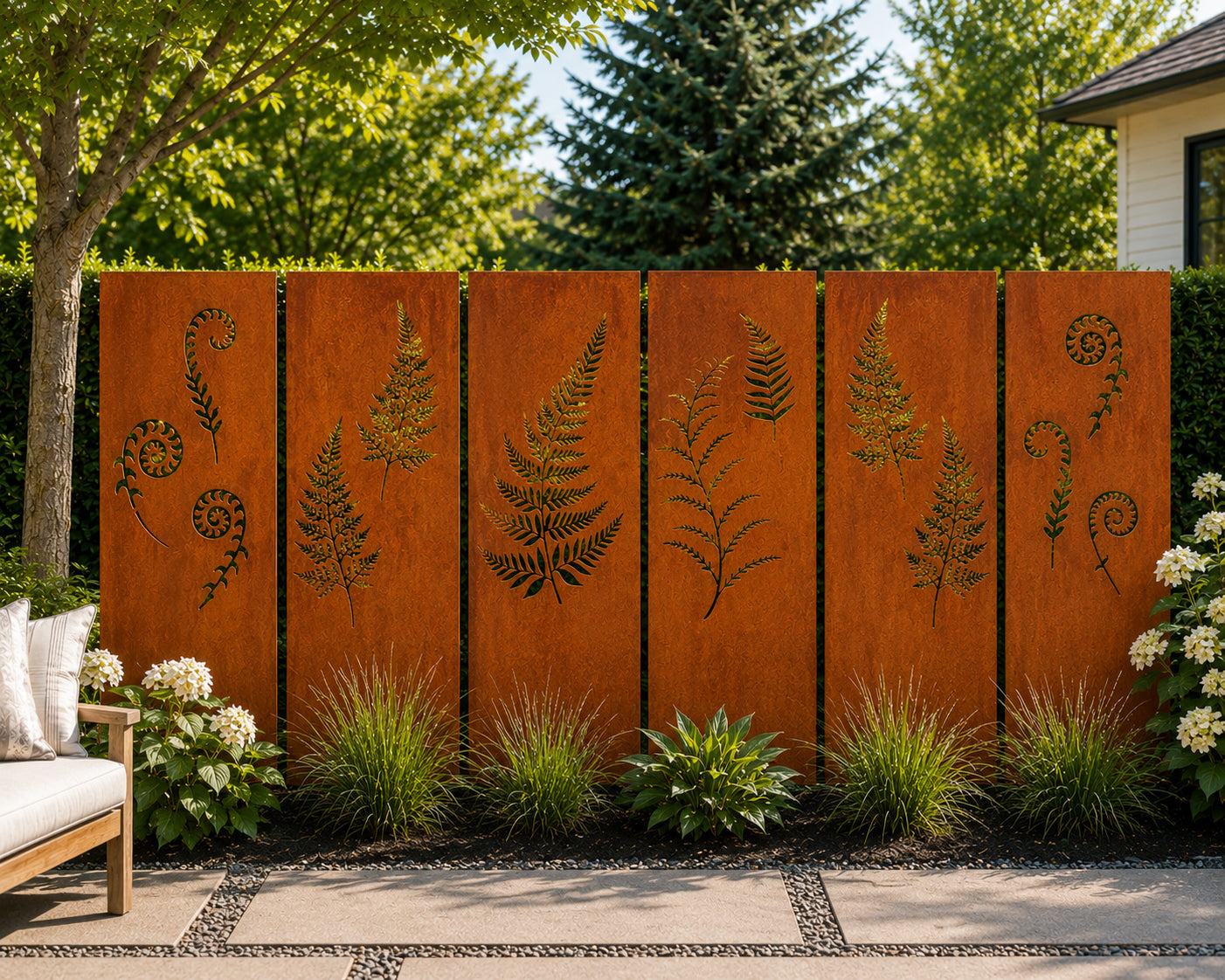 Outdoor Metal Panels (60” & 72”) – Heavy-Duty Steel for Patio, Fence & Backyard