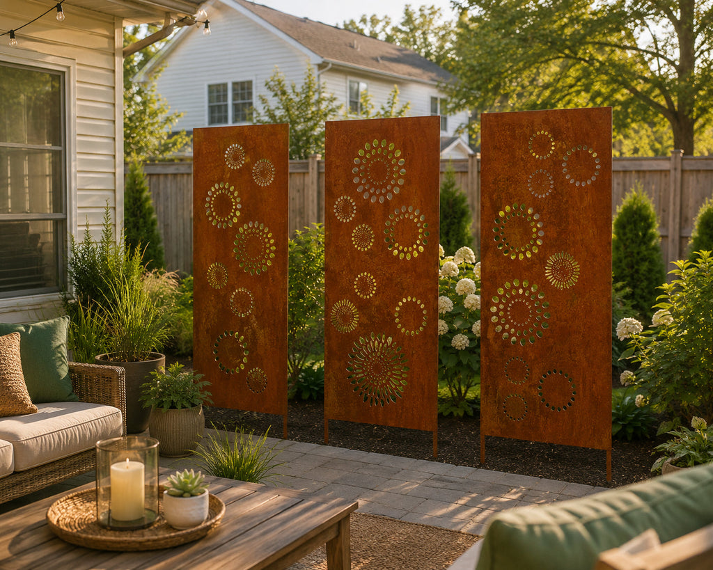 Outdoor Metal Screen Panels (60” & 72”) – Heavy-Duty Steel for Patio, Fence & Backyard