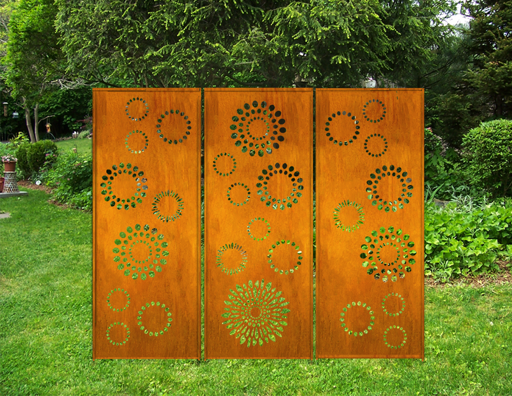 Outdoor Metal Screen Panels (60” & 72”) – Heavy-Duty Steel for Patio, Fence & Backyard