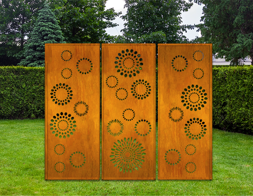 Outdoor Metal Screen Panels (60” & 72”) – Heavy-Duty Steel for Patio, Fence & Backyard
