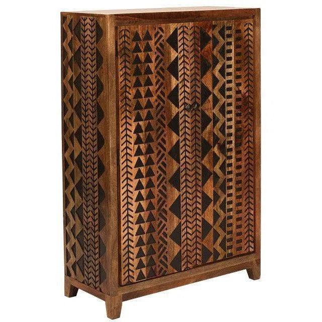 Lyde Wood Brown Bookcase