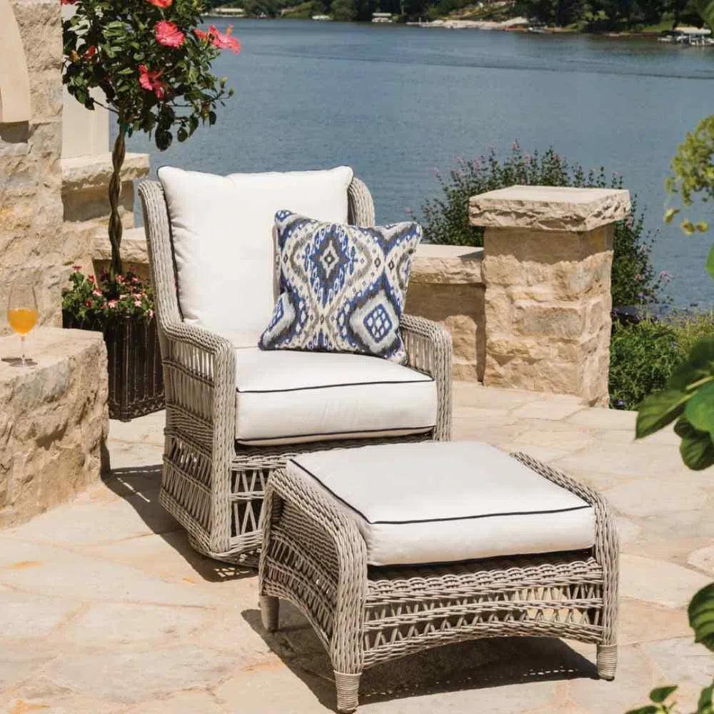 Mackinac Wicker Outdoor Patio Lounge Chair