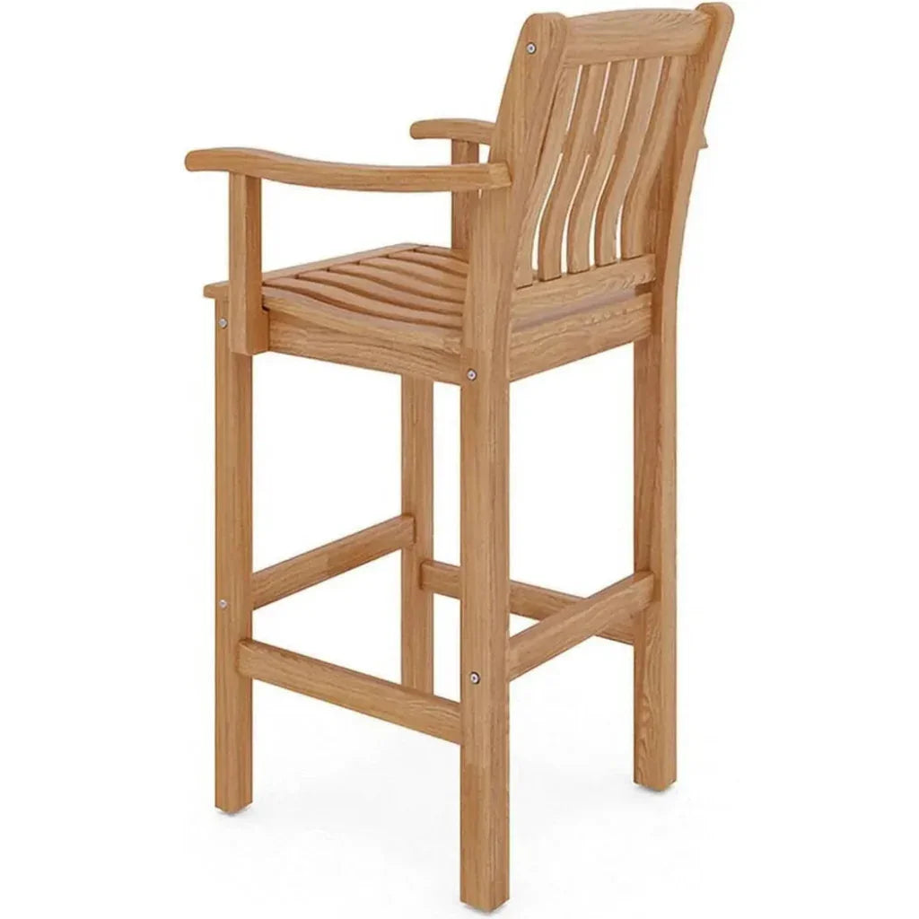 Oasis Teak Outdoor Bar Chair Sustainable