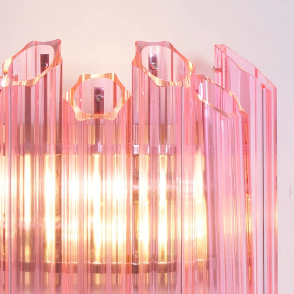 Pink Mirror Palermo Wall Light