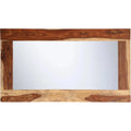 Raven Natural Wood Frame Wall Mirror