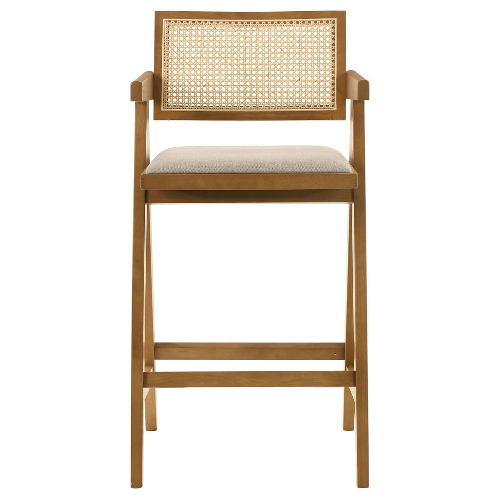 Remy - Bar Chair (Set of 2) With Upholstery - Walnut