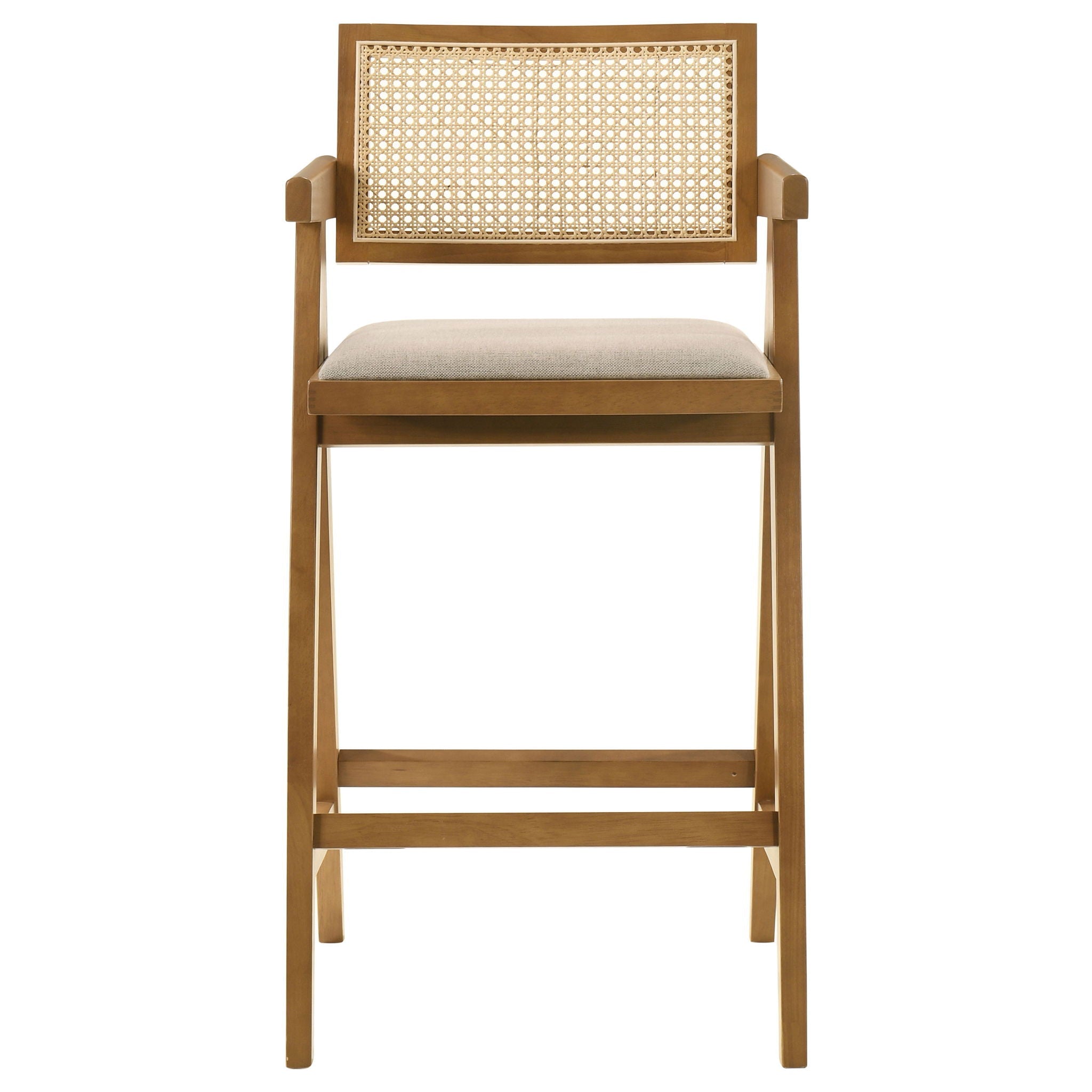 Remy - Bar Chair (Set of 2) With Upholstery - Walnut