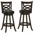 Swivel Bar Stool (Set of 2) - Black