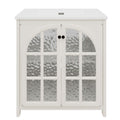 Vintage Farmhouse Bathroom Vanity With Ceramic Sink