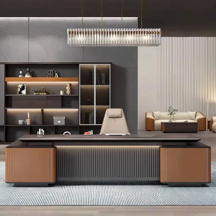 Wilcroft · Modern L-Shaped Executive Desk