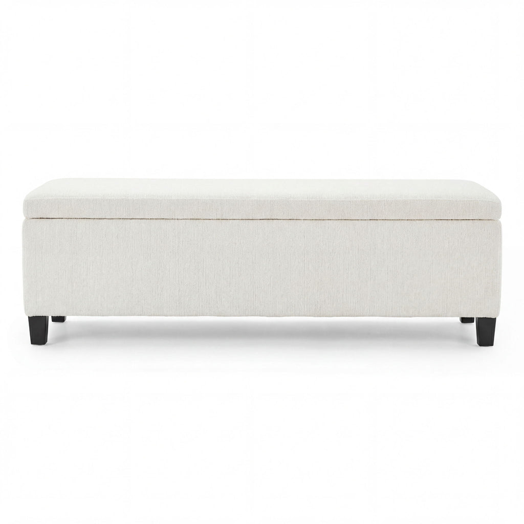 Upholstered Storage Ottoman Bench