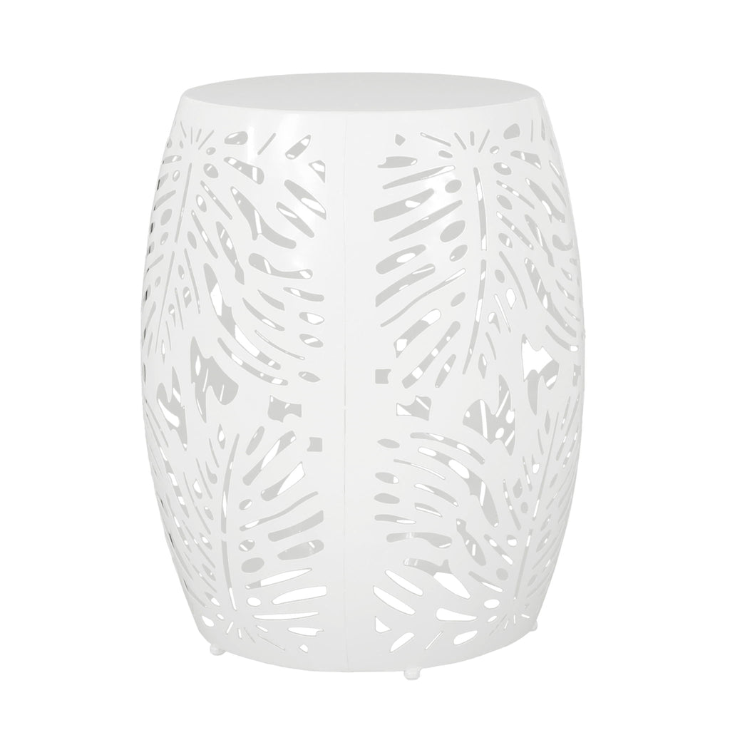Modern Design Metal End Table, Large