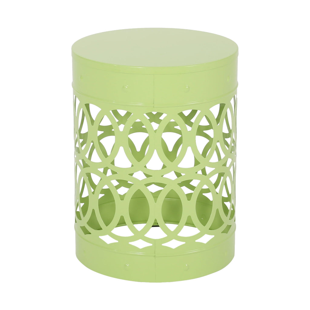 Outdoor Metal S/2 End Table