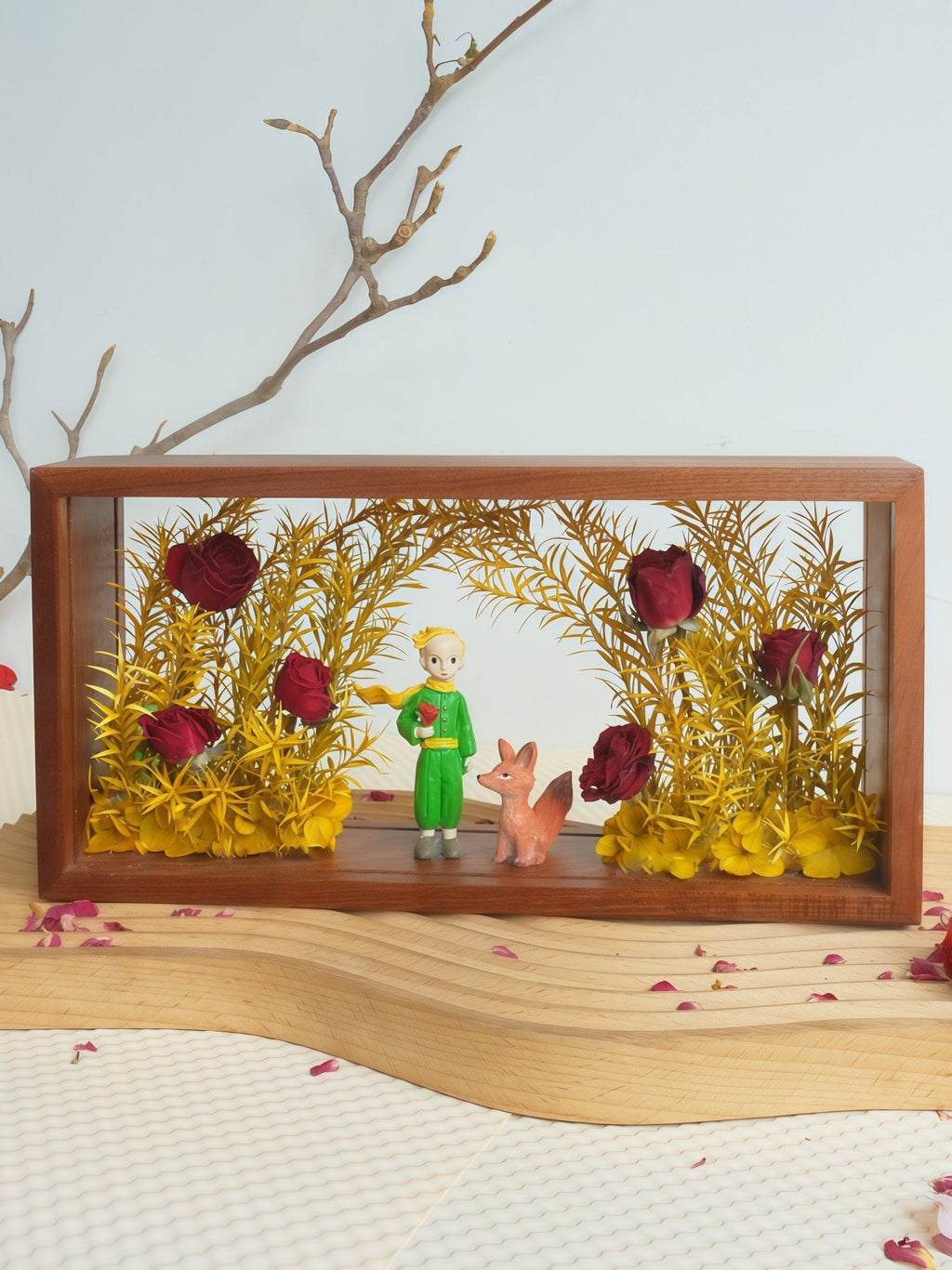 "My Unique Rose" Preserved Flower Shadow Box